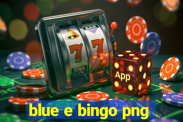 blue e bingo png